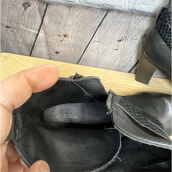 Donald J. Pliner Womens Elegant Black Boots Size 10M Amazing Condition Like New - Picture 12 of 15